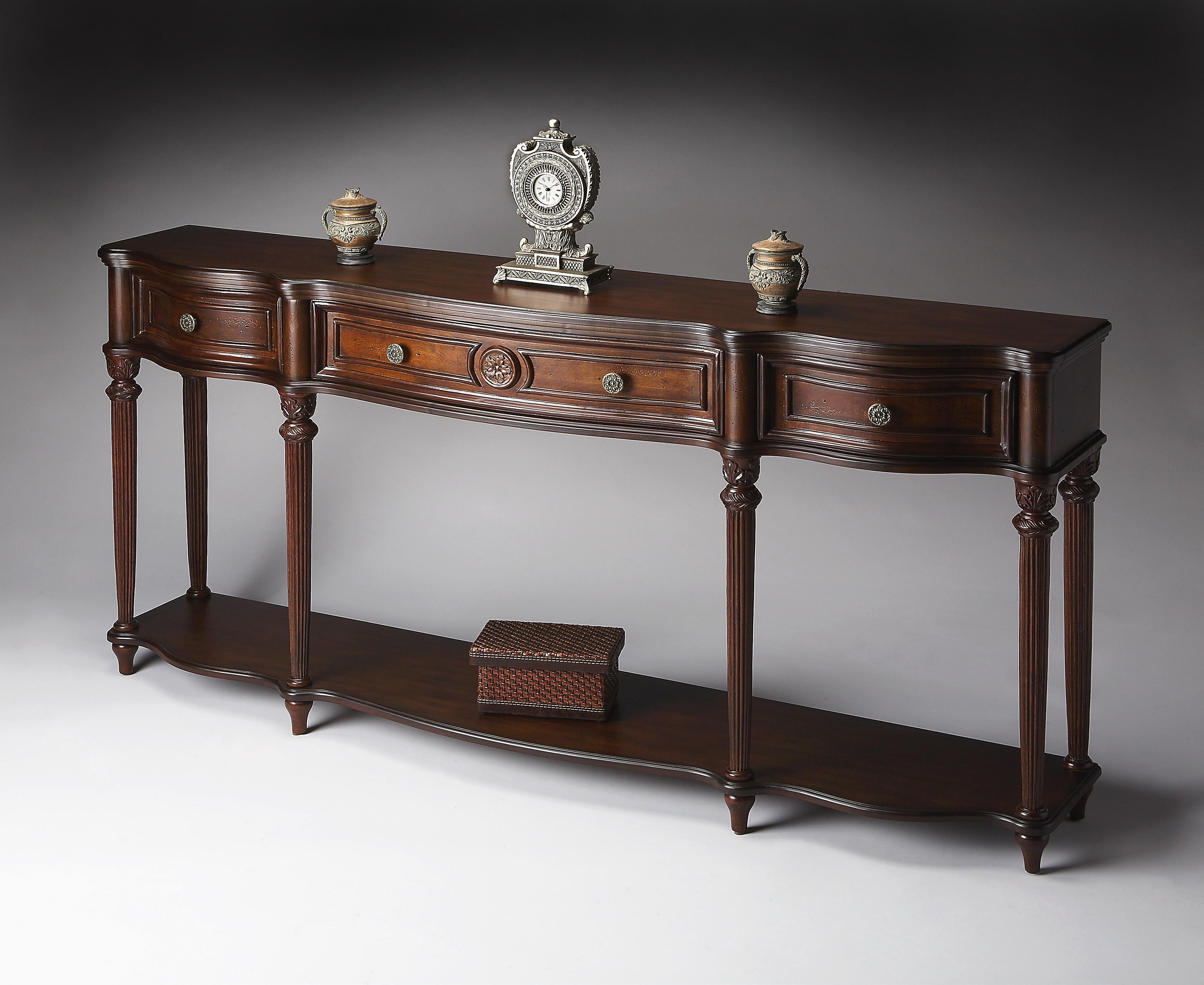 Cherry sofa table deals